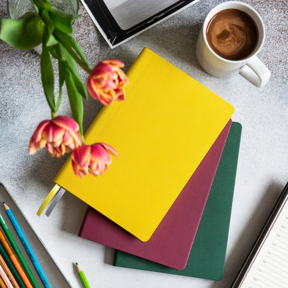 Ежедневник Rain недатированный, зеленый (без упаковки, без стикера) 