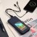 Внешний аккумулятор с подсветкой Luce 10000 mAh, синий 