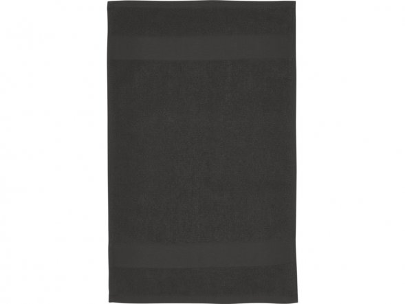 Хлопковое полотенце для ванной Sophia 30x50 см плотностью 450 г/м2, антрацит 