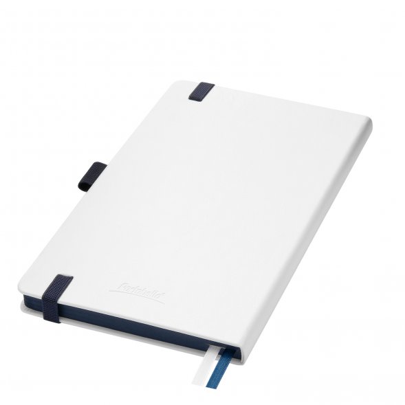 Ежедневник Arctic недатированный, белый/синий 