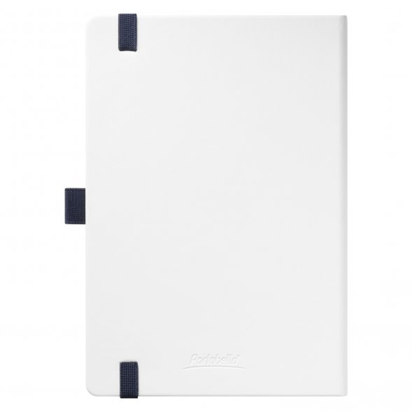 Ежедневник Arctic недатированный, белый/синий 