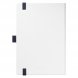 Ежедневник Arctic недатированный, белый/синий 