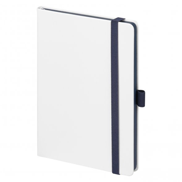 Ежедневник Arctic недатированный, белый/синий 