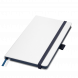 Ежедневник Arctic недатированный, белый/синий 