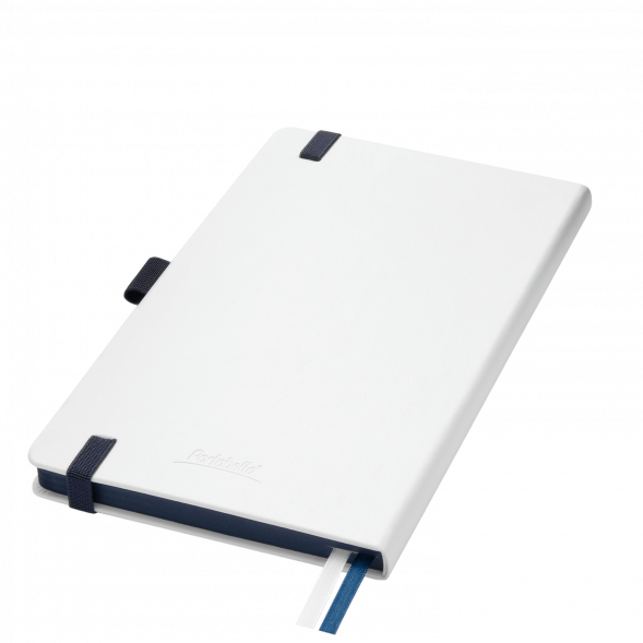 Ежедневник Arctic недатированный, белый/синий 