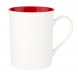Керамическая кружка Astra, белый/красный 