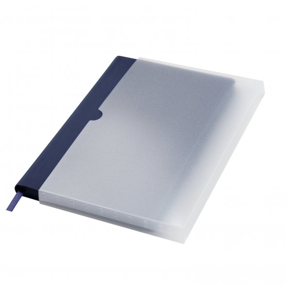 Ежедневник Latte soft touch недатированный, синий 