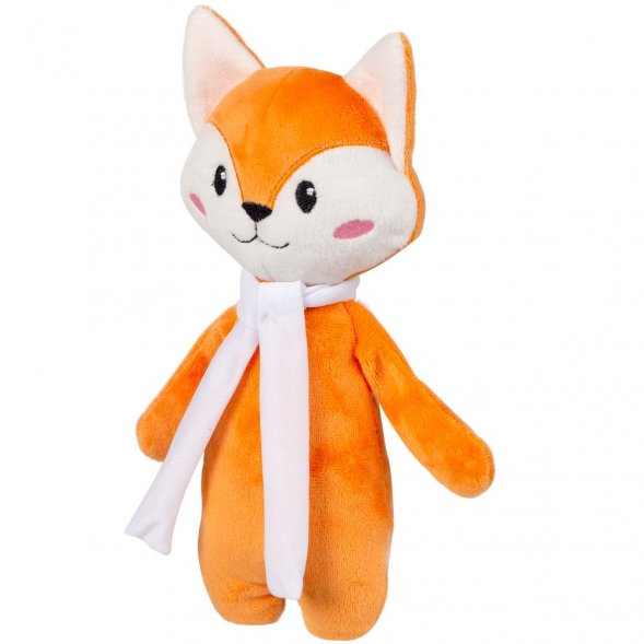 Мягкая игрушка Beastie Toys, лисенок с белым шарфом 