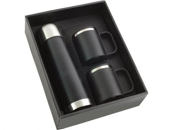 Набор: термос на 500 мл, 2 кружки на 300 мл 