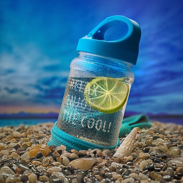 Охлаждающее полотенце Weddell, голубое 