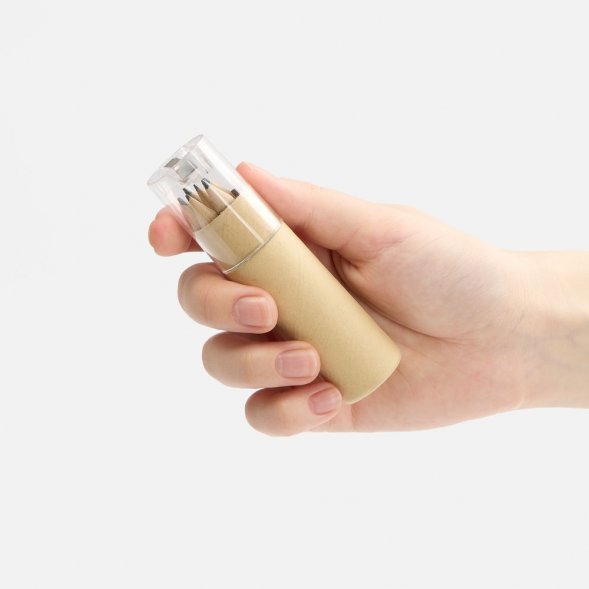 Набор карандашей Pencilvania Office с точилкой, прозрачный 