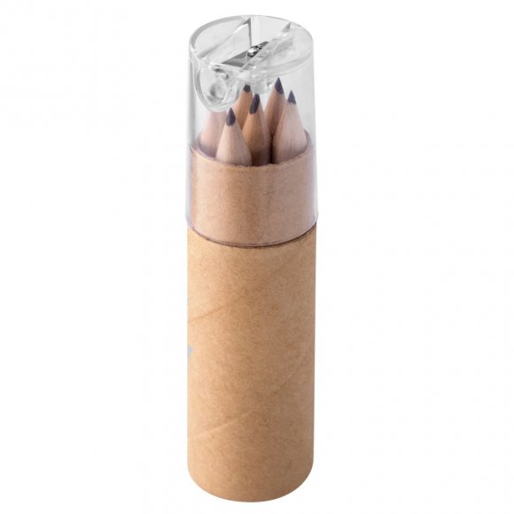 Набор карандашей Pencilvania Office с точилкой, прозрачный 