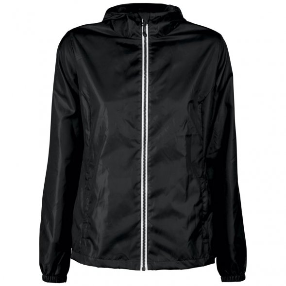 Ветровка женская Fastplant черная 