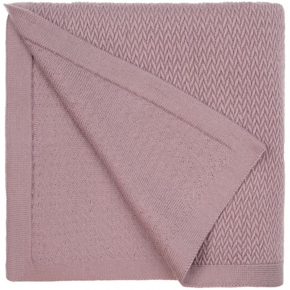 Плед Ornato, розовый (пыльная роза) 