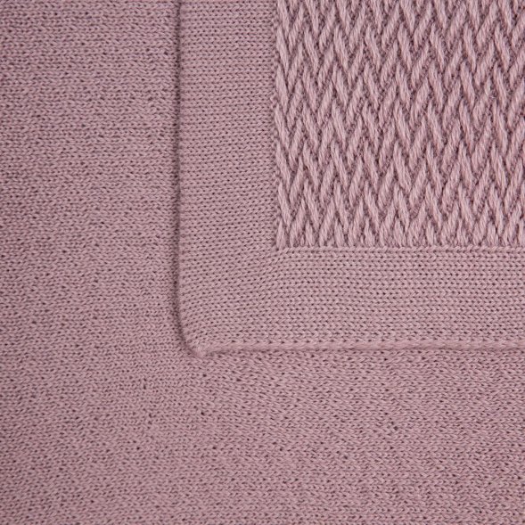 Плед Ornato, розовый (пыльная роза) 