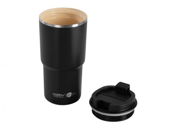 Вакуумная термокружка с  керамическим покрытием Pick-Up, 650 мл, черный 