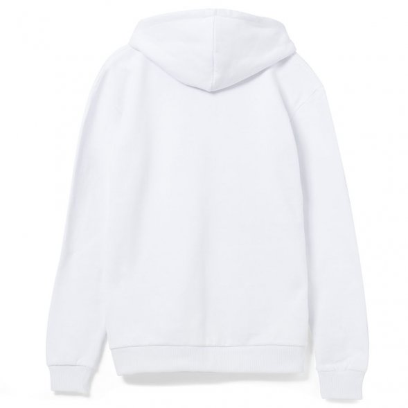 Толстовка на молнии с капюшоном Unit Siverga, белая 