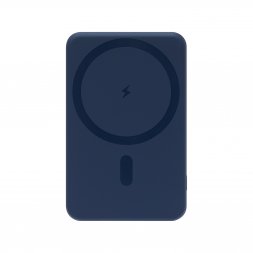 Внешний аккумулятор Largo PD 5000mAh с функцией беспроводной зарядки 15W, синий