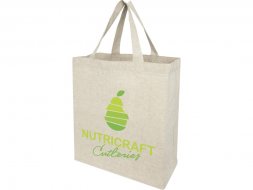 Pheebs, эко-сумка из переработанного хлопка, плотность 150 г/м2, heather natural