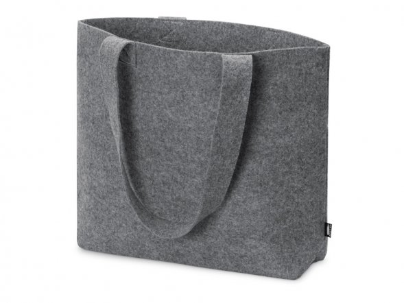 Шоппер фетровый Stratum горизонтальный из переработанного пластика 