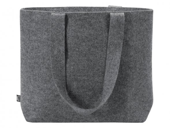 Шоппер фетровый Stratum горизонтальный из переработанного пластика 