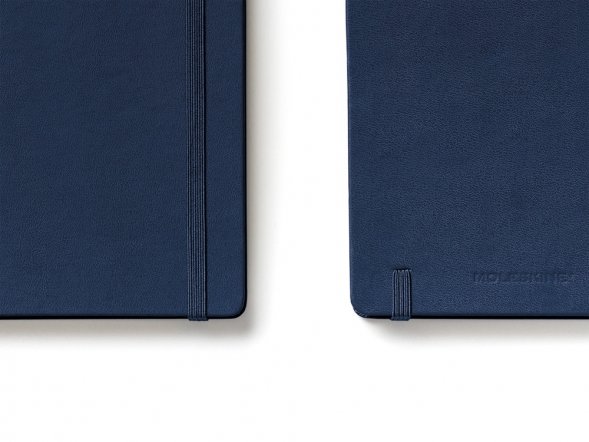 Записная книжка Moleskine Classic (в линейку) в твердой обложке, Pocket (9x14см), синий 