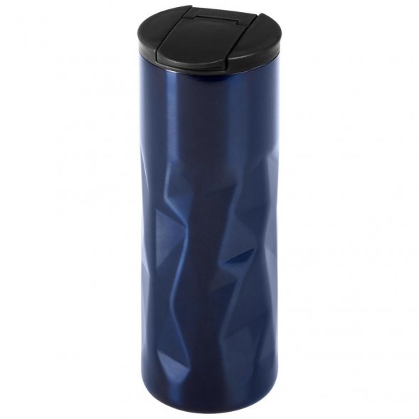 Набор Gems: ежедневник и термостакан, темно-синий 