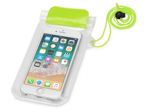 Влагостойкий чехол Mambo, зеленый/прозрачный 