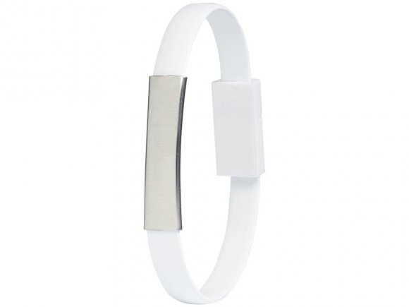 Bracelet Зарядный кабель 2-в-1, белый 