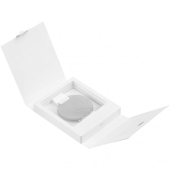 Рамка Transparent с шубером, белая 