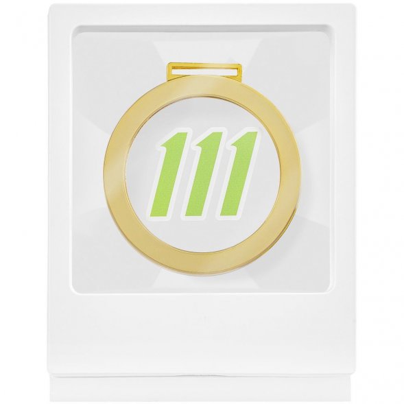 Рамка Transparent с шубером, белая 