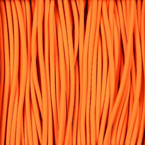 Круглая резинка Chapu L, оранжевый неон, 130 см 