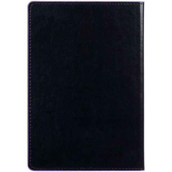 Ежедневник Alanis, недатированный, черный c фиолетовым 