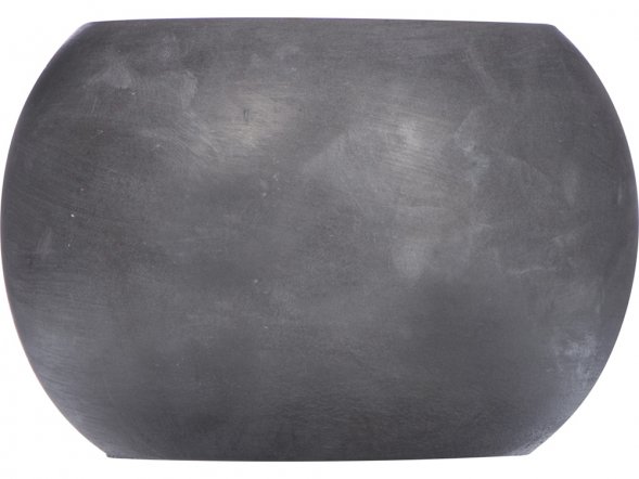 Круглая свечка в бетоне, фитиль дерево, spices 