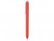 Ручка шариковая Pigra модель P03 PRM софт-тач, красный/белый 