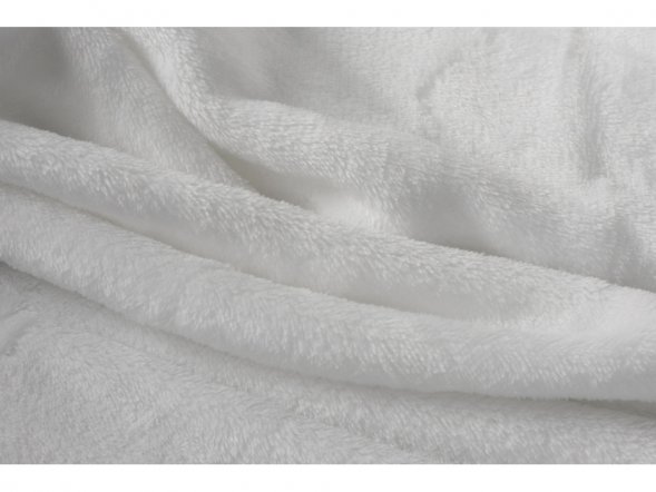 Плед мягкий флисовый Fancy, белый 