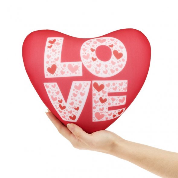 Подушка декоративная FrostyLove на заказ, сердце 