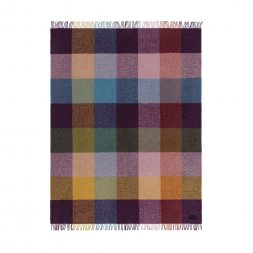 Плед Arequipa, фиолетовый с серым