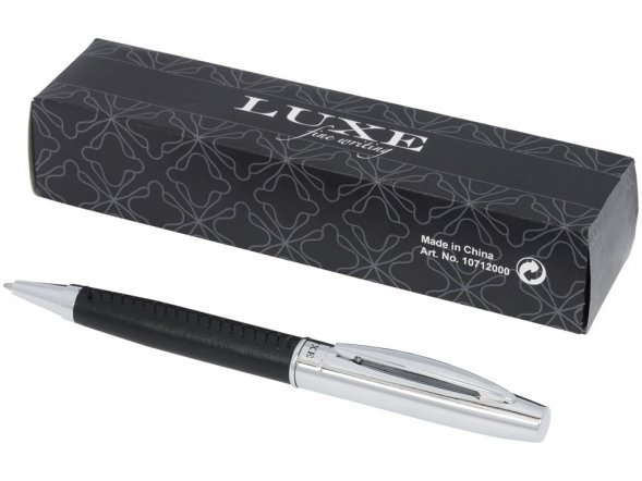 Подарочный набор с шариковой ручкой Scherzo, черный 