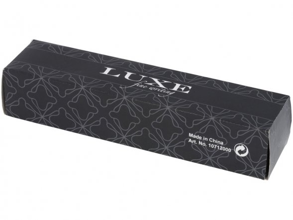 Подарочный набор с шариковой ручкой Scherzo, черный 