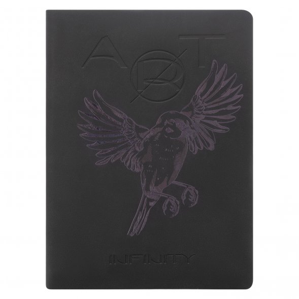 Ежедневник Latte soft touch недатированный, красный 