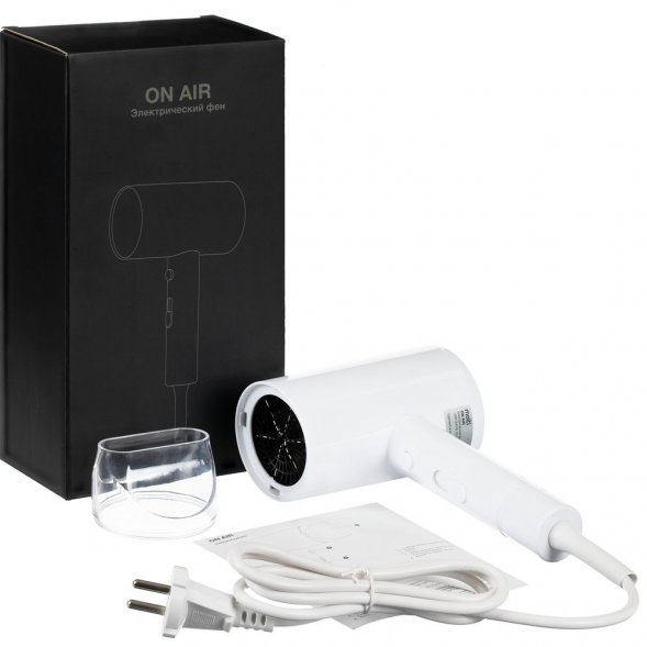Электрический фен On Air, белый 
