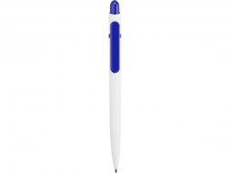 Ручка шариковая Этюд, белый/синий