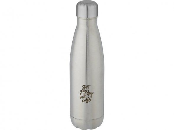 Бутылка Cove из переработанной нержавеющей стали, с вакуумной изоляцией, 500мл - Серебристый 