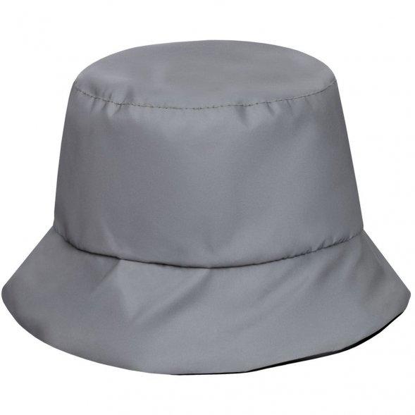 Панама Manifest из светоотражающей ткани, серая 