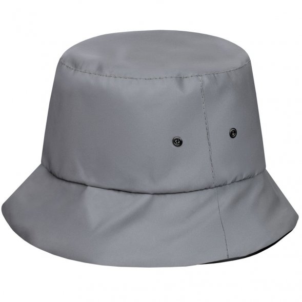 Панама Manifest из светоотражающей ткани, серая 