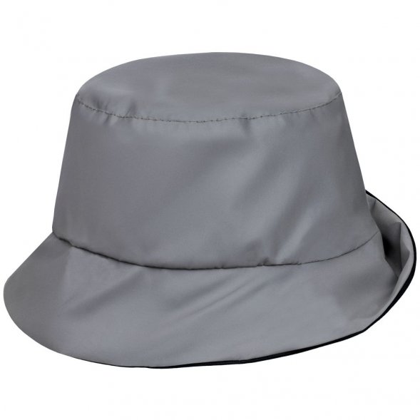 Панама Manifest из светоотражающей ткани, серая 