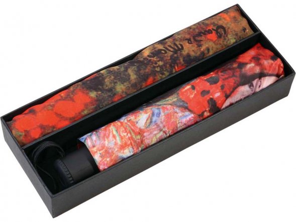 Набор: платок, складной зонт Климт. Танцовщица, красный 