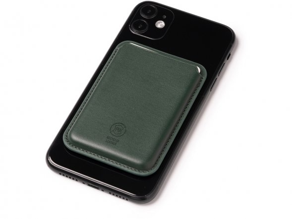 Магнитный картхолдер Cairo, темно-зеленый 