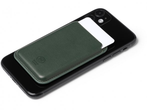 Магнитный картхолдер Cairo, темно-зеленый 
